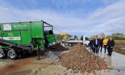 Virovitica: Pušteno u pogon jedino mobilno postrojenje u Hrvatskoj za obradu građevinskog i glomaznog komunalnog otpada