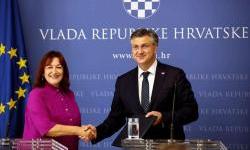 Šuica Plenkoviću uručila 700 milijuna eura: Najveći obrok koji je Hrvatska ikada dobila bespovratno od Europske komisije