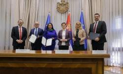 Potpredsednica EIB Pavlova potpisala je drugi grant EU za železničku prugu Beograd–Niš