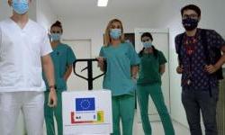 European Union donates 35 ECG monitors and PCR device