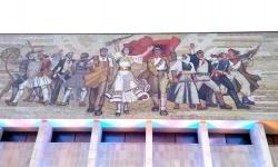 Restored Albania’s Iconic Mosaic Regains its Original Shine on Tiranas’s Main Square