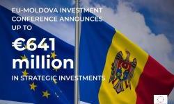 EU-Moldova Investment Conference announces up to €641 million in strategic investments