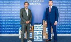 Valuable donation from UNHCR to the Ministry of Internal Affairs