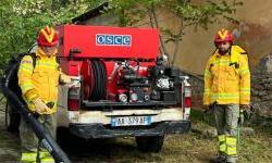 OSCE donates firefighting equipment for protected areas in Albania