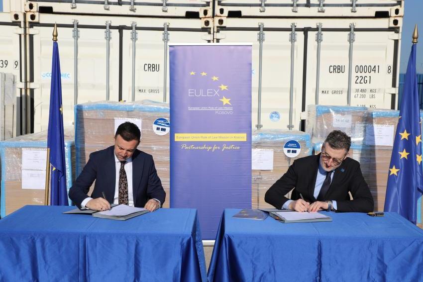 EULEX hands over its largest donation to the Kosovo Correctional ...